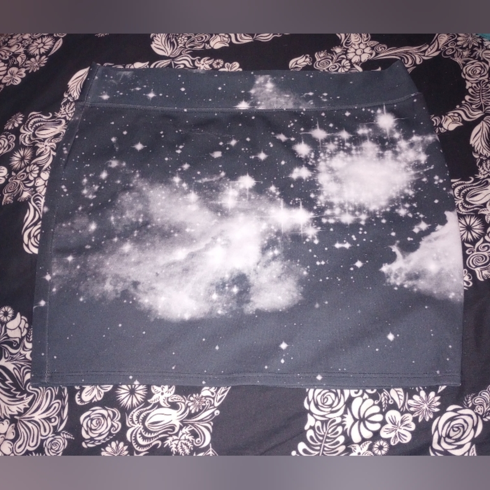 B&W Galaxy skirt